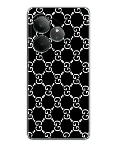 Чехол для Realme GT Neo 7 с картинкой «Gucci — сетчатый паттерн»