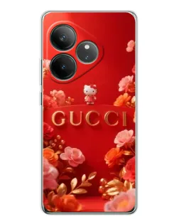 Чехол для Realme GT Neo 7 с картинкой «Gucci — золотой сад»