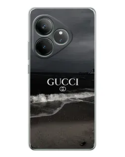 Чехол для Realme GT Neo 7 с картинкой «Gucci — морской прибой»