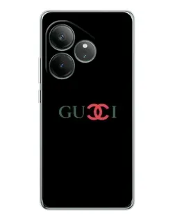Чехол для Realme GT Neo 7 с картинкой «Gucci — красный градиент»