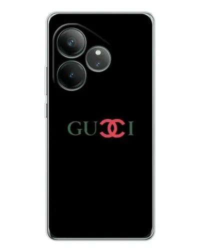 Чехол для Realme GT Neo 7 с картинкой «Gucci — красный градиент»