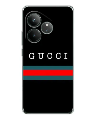 Чехол для Realme GT Neo 7 с картинкой «Gucci — красный пояс»
