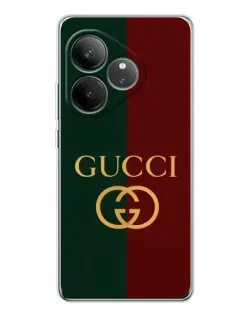 Чохол для Realme GT Neo 7 з картинкою «Gucci — темно-зелений градієнт»