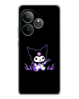 Чехол для Realme GT Neo 7 с картинкой «Электрическая Kuromi»