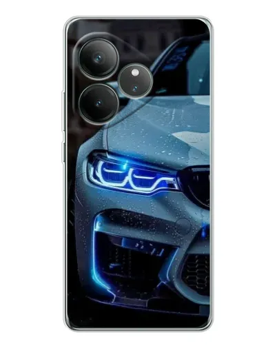 Чехол для Realme GT Neo 7 с картинкой «Взгляд BMW с синими фарами» Чехол для Realme GT Neo 7 с картинкой «Взгляд BMW с синими фарами»
