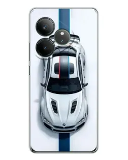 Чехол для Realme GT Neo 7 с картинкой «Вид сверху — BMW M»