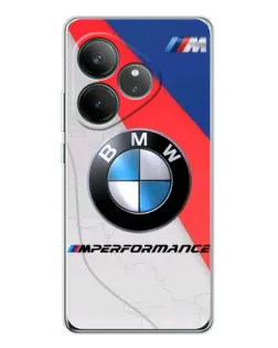 Чехол для Realme GT Neo 7 с картинкой «BMW Performance стиль»