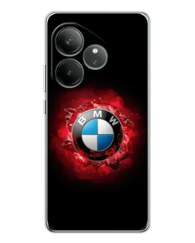 Чехол для Realme GT Neo 7 с картинкой «Логотип BMW — вспышка» Чехол для Realme GT Neo 7 с картинкой «Логотип BMW — вспышка»