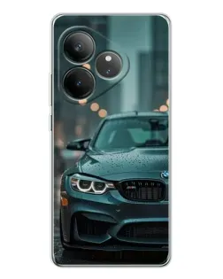 Чехол для Realme GT Neo 7 с картинкой «BMW в огнях города»