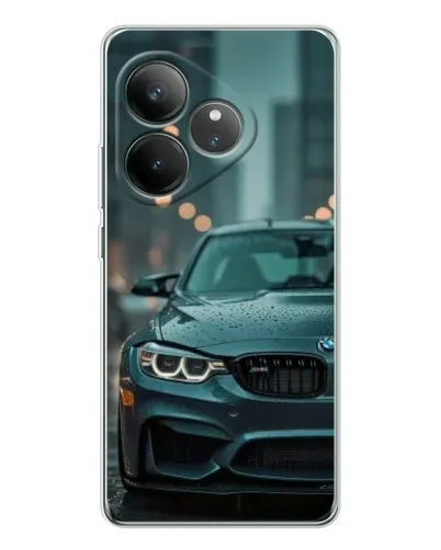 Чехол для Realme GT Neo 7 с картинкой «BMW в огнях города» Чехол для Realme GT Neo 7 с картинкой «BMW в огнях города»
