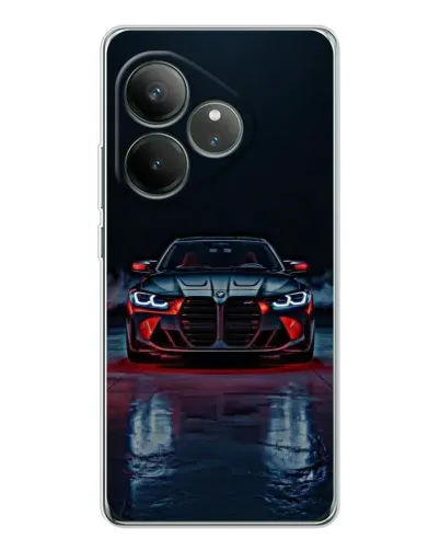 Чехол для Realme GT Neo 7 с картинкой «BMW на мокрой дороге» Чехол для Realme GT Neo 7 с картинкой «BMW на мокрой дороге»