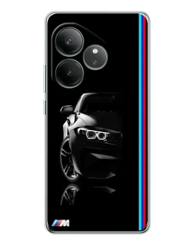 Чехол для Realme GT Neo 7 с картинкой «Силуэт BMW в темноте» Чехол для Realme GT Neo 7 с картинкой «Силуэт BMW в темноте»