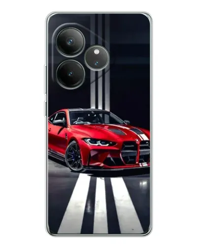 Чехол для Realme GT Neo 7 с картинкой «Красная BMW на дороге» Чехол для Realme GT Neo 7 с картинкой «Красная BMW на дороге»
