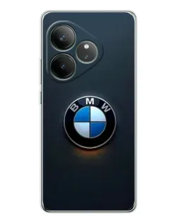 Чехол для Realme GT Neo 7 с картинкой «Логотип BMW — минимализм»