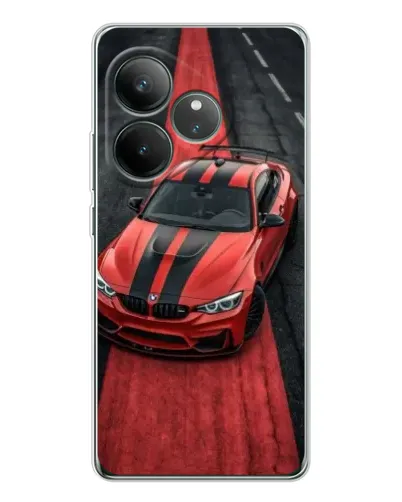 Чехол для Realme GT Neo 7 с картинкой «BMW на красной дорожке» Чехол для Realme GT Neo 7 с картинкой «BMW на красной дорожке»