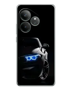 Чехол для Realme GT Neo 7 с картинкой «BMW — ночной взгляд»