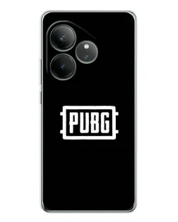 Чехол для Realme GT Neo 7 с картинкой «Лого BMW — металлический блеск»