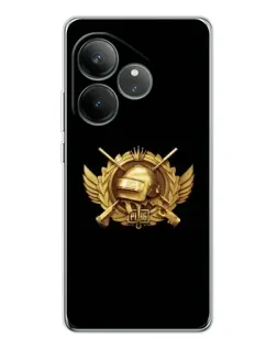 Чехол для Realme GT Neo 7 с картинкой «PUBG — оранжевый градиент»