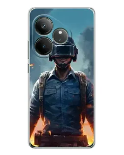 Чехол для Realme GT Neo 7 с картинкой «PUBG — реалистичный герой»