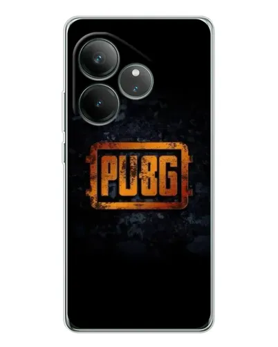 Чехол для Realme GT Neo 7 с картинкой «PUBG — золотой логотип»