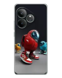 Чехол для Realme GT Neo 7 с картинкой «Among Us — 3D стиль»