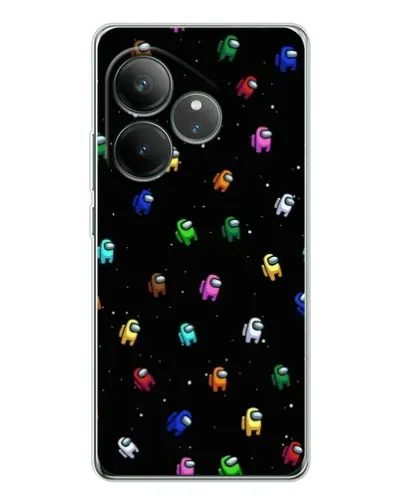 Чехол для Realme GT Neo 7 с картинкой «Экипаж Among Us»