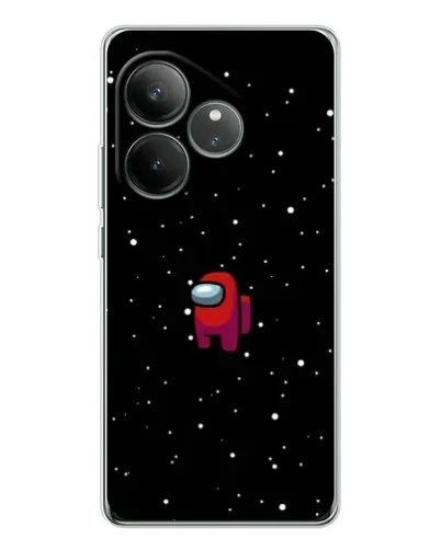 Чехол для Realme GT Neo 7 с картинкой «Красный Among Us»