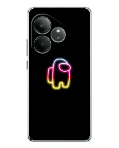 Чехол для Realme GT Neo 7 с картинкой «Among Us градиент»