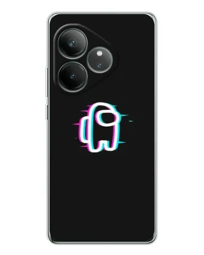 Чехол для Realme GT Neo 7 с картинкой «Among Us неон»