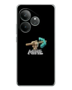 Чехол для Realme GT Neo 7 с картинкой «Алмазная кирка»