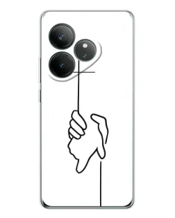 Чехол для Realme GT Neo 7 с картинкой «Рука держит» Чехол для Realme GT Neo 7 с картинкой «Рука держит»
