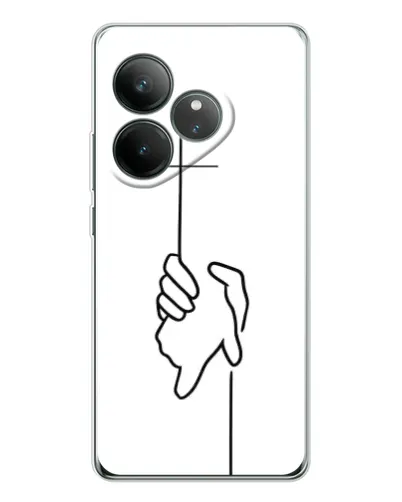 Чехол для Realme GT Neo 7 с картинкой «Рука держит»