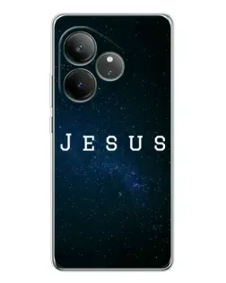 Чехол для Realme GT Neo 7 с картинкой «Звездное небо Jesus»