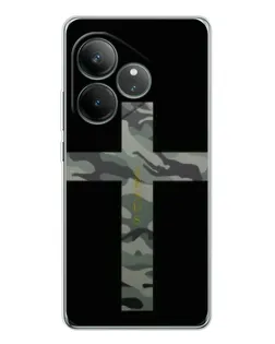 Чехол для Realme GT Neo 7 с картинкой «Милитари Крест»