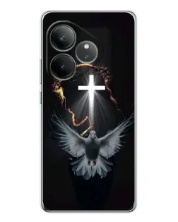 Чехол для Realme GT Neo 7 с картинкой «Голубь и Свет»