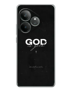 Чехол для Realme GT Neo 7 с картинкой «GOD — Бог над всем»