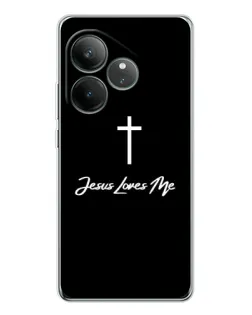 Чехол для Realme GT Neo 7 с картинкой «Иисус любит тебя»