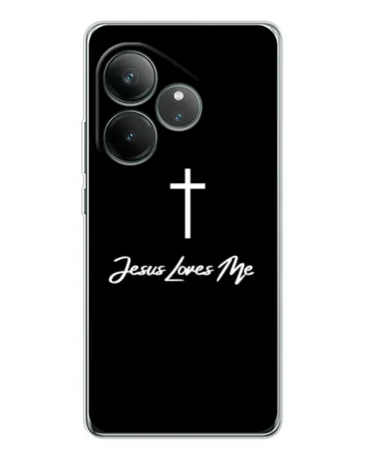 Чехол для Realme GT Neo 7 с картинкой «Иисус любит тебя»