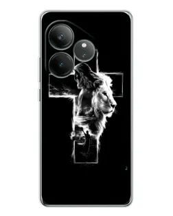Чехол для Realme GT Neo 7 с картинкой «Сияющий крест Jesus» Чехол для Realme GT Neo 7 с картинкой «Сияющий крест Jesus»