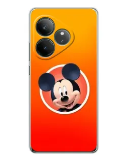 Чехол для Realme GT Neo 7 с картинкой «Mickey в круге»