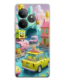 Чехол для Realme GT Neo 7 с картинкой «Монстр-трак приключения»