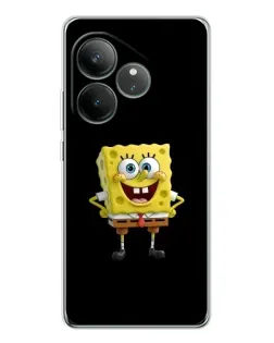 Чехол для Realme GT Neo 7 с картинкой «Классический Губка Боб»