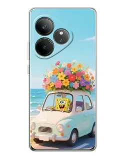 Чехол для Realme GT Neo 7 с картинкой «Автомобильное путешествие»
