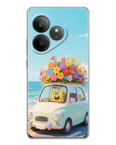 Чехол для Realme GT Neo 7 с картинкой «Автомобильное путешествие»