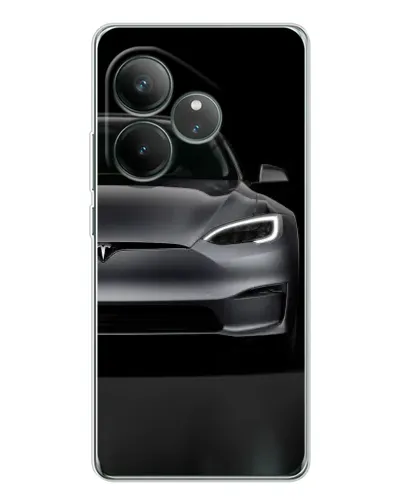 Чехол для Realme GT Neo 7 с картинкой «Tesla Model S Look» Чехол для Realme GT Neo 7 с картинкой «Tesla Model S Look»