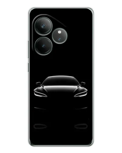 Чехол для Realme GT Neo 7 с картинкой «Силуэт Tesla Night» Чехол для Realme GT Neo 7 с картинкой «Силуэт Tesla Night»