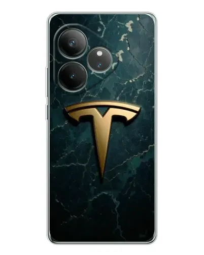 Чехол для Realme GT Neo 7 с картинкой «Мраморная Tesla Gold» Чехол для Realme GT Neo 7 с картинкой «Мраморная Tesla Gold»