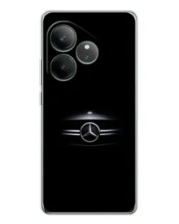 Чехол для Realme GT Neo 7 с картинкой «Mercedes — абстрактные линии»
