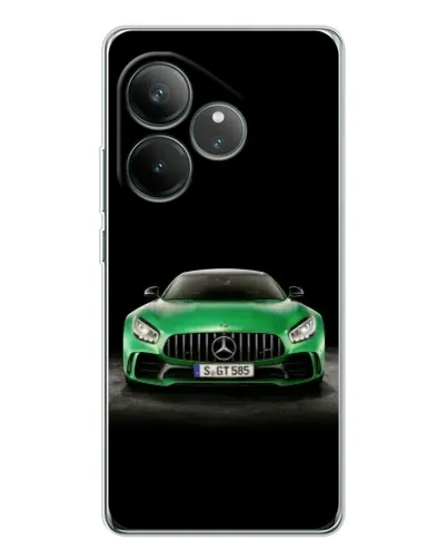 Чехол для Realme GT Neo 7 с картинкой «Mercedes — неоновый лого» Чехол для Realme GT Neo 7 с картинкой «Mercedes — неоновый лого»