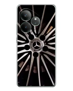 Чехол для Realme GT Neo 7 с картинкой «Диск Mercedes»